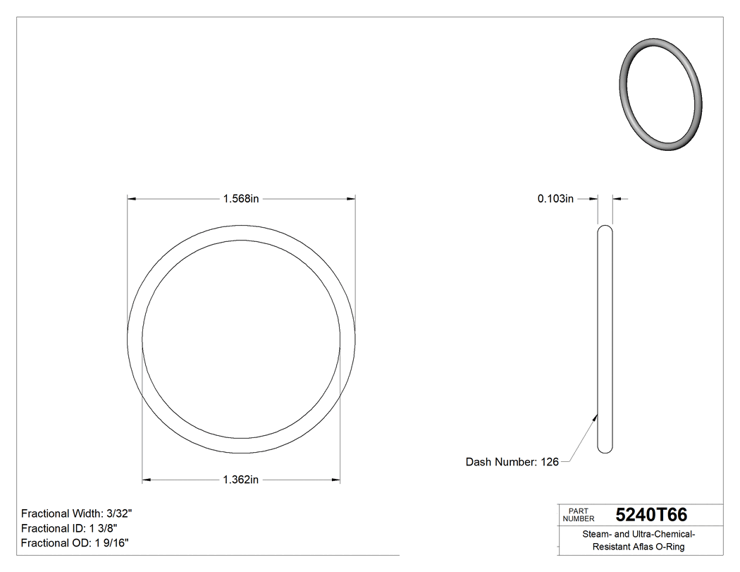 Technical drawing - 5240T66